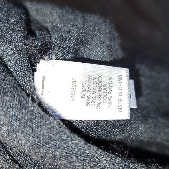 Express Grey & Black animal print Sweater Dress - Picture 7 of 7